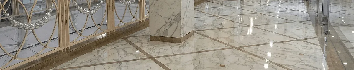 Beautiful marble floor professionally installed in New Haven, CT